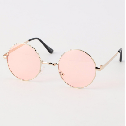 round metal glasses