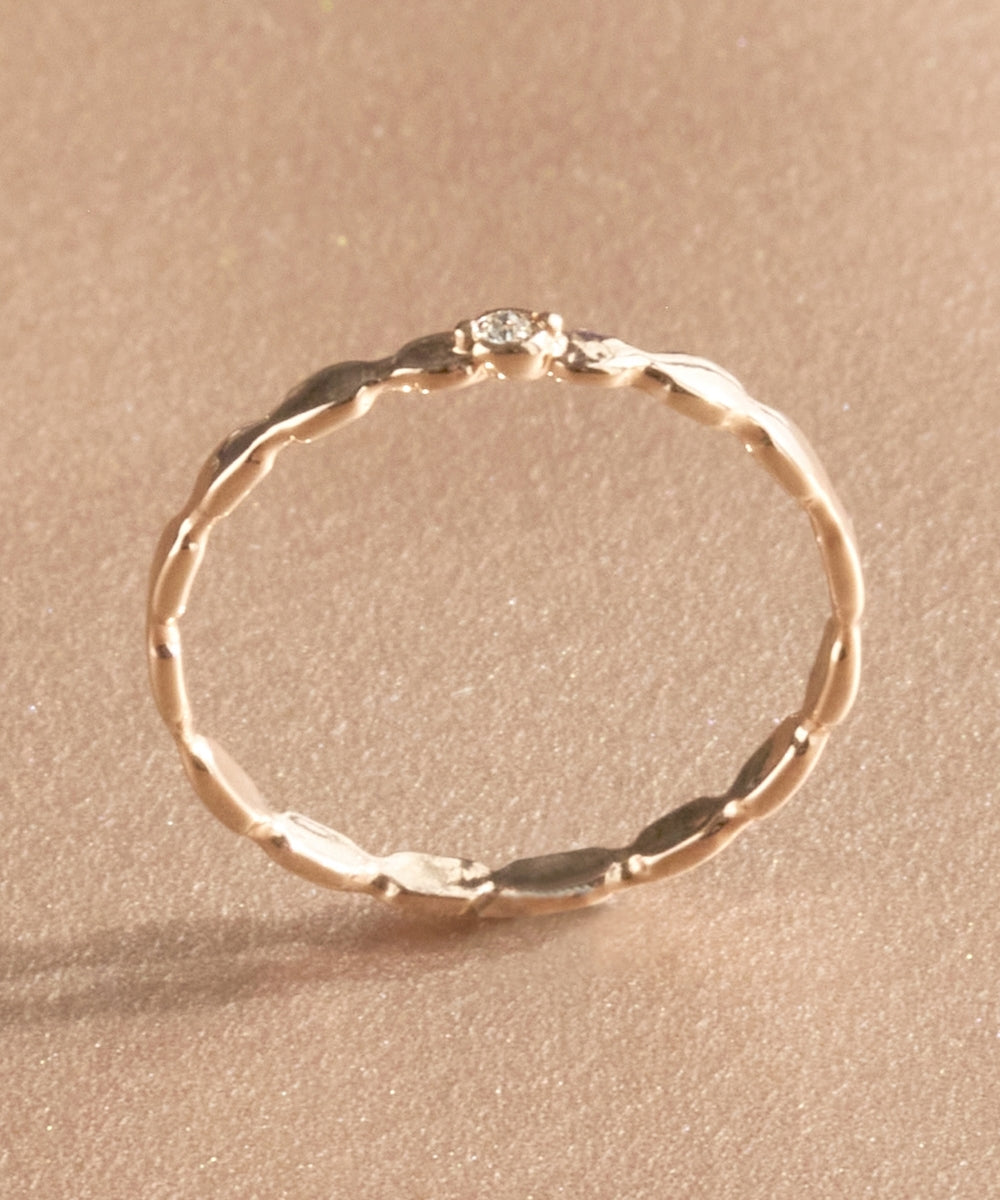 【金属アレルギー対応】2setグレイングリッターリング