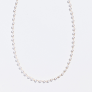 シンプルパールチェーンネックレス