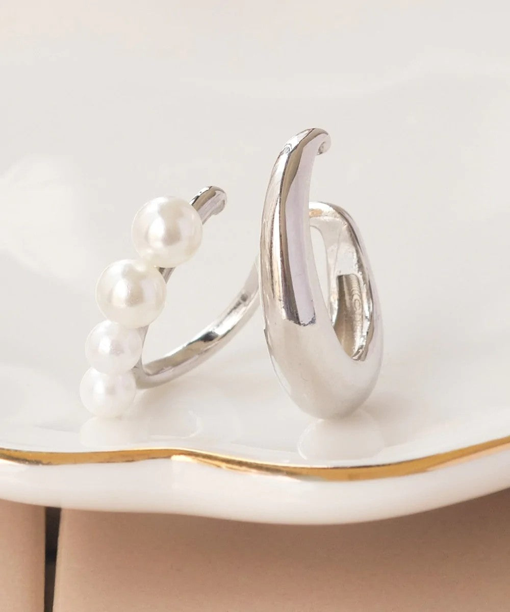 ドレッシングパールイヤーカフ