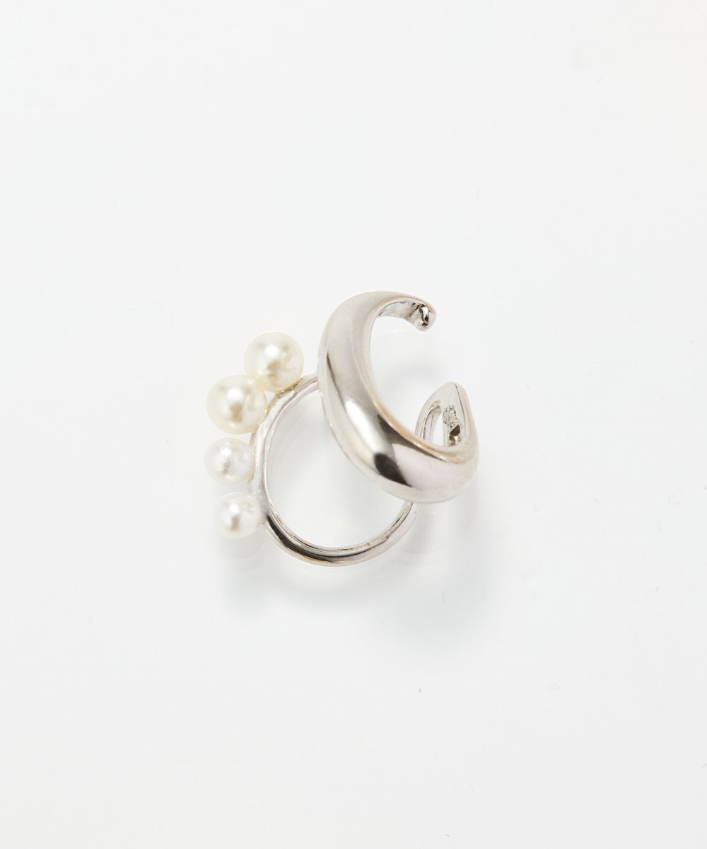 ドレッシングパールイヤーカフ