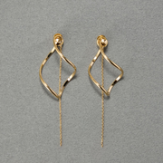 2wayグレースツイストラインイヤリング