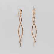 【金属アレルギー対応】スウィングクリスタルループフィットイヤリング