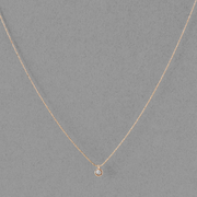 プチベゼルストーンネックレス