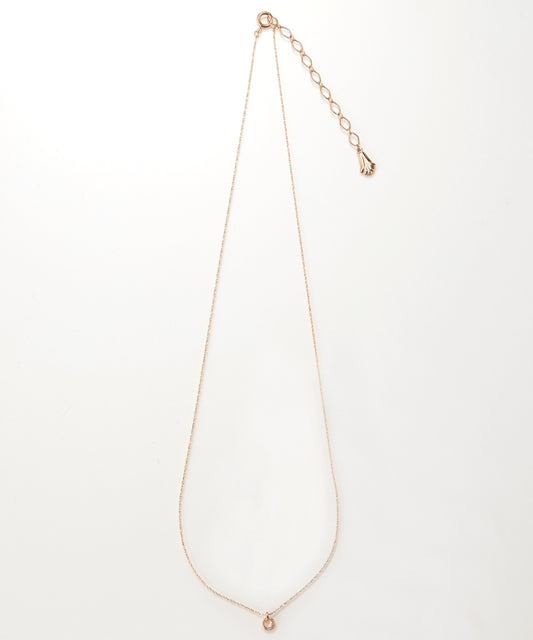 プチベゼルストーンネックレス