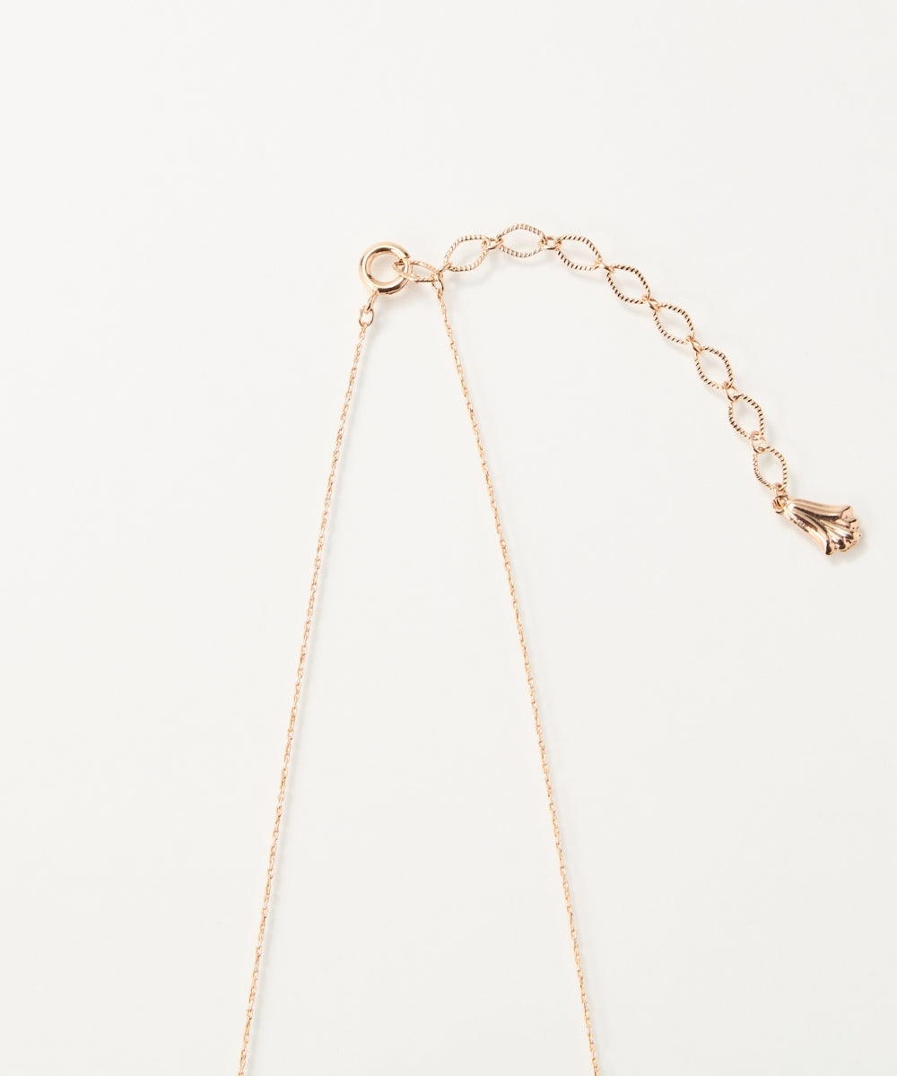 プチベゼルストーンネックレス