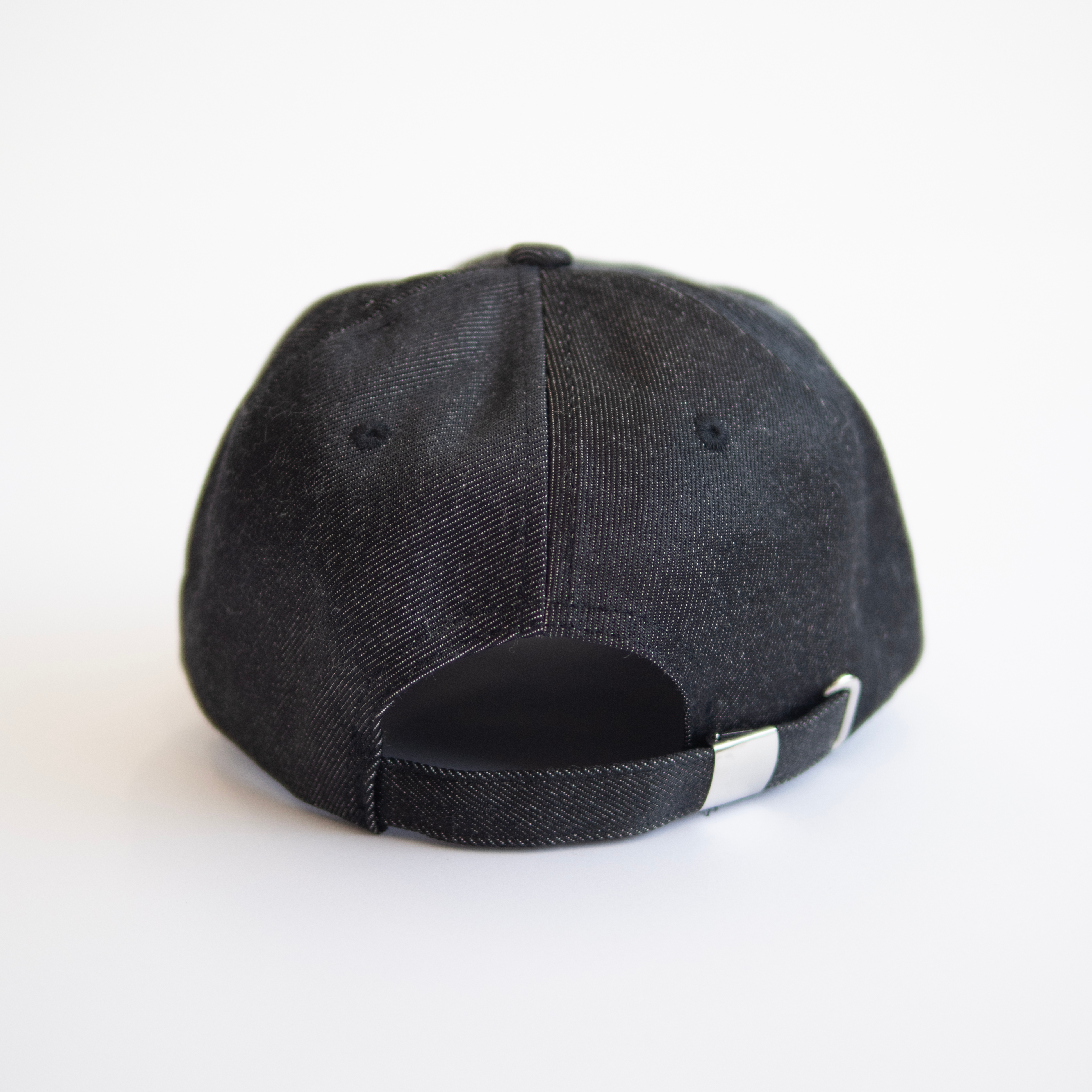 Lettering Denim Cap【ブラック】