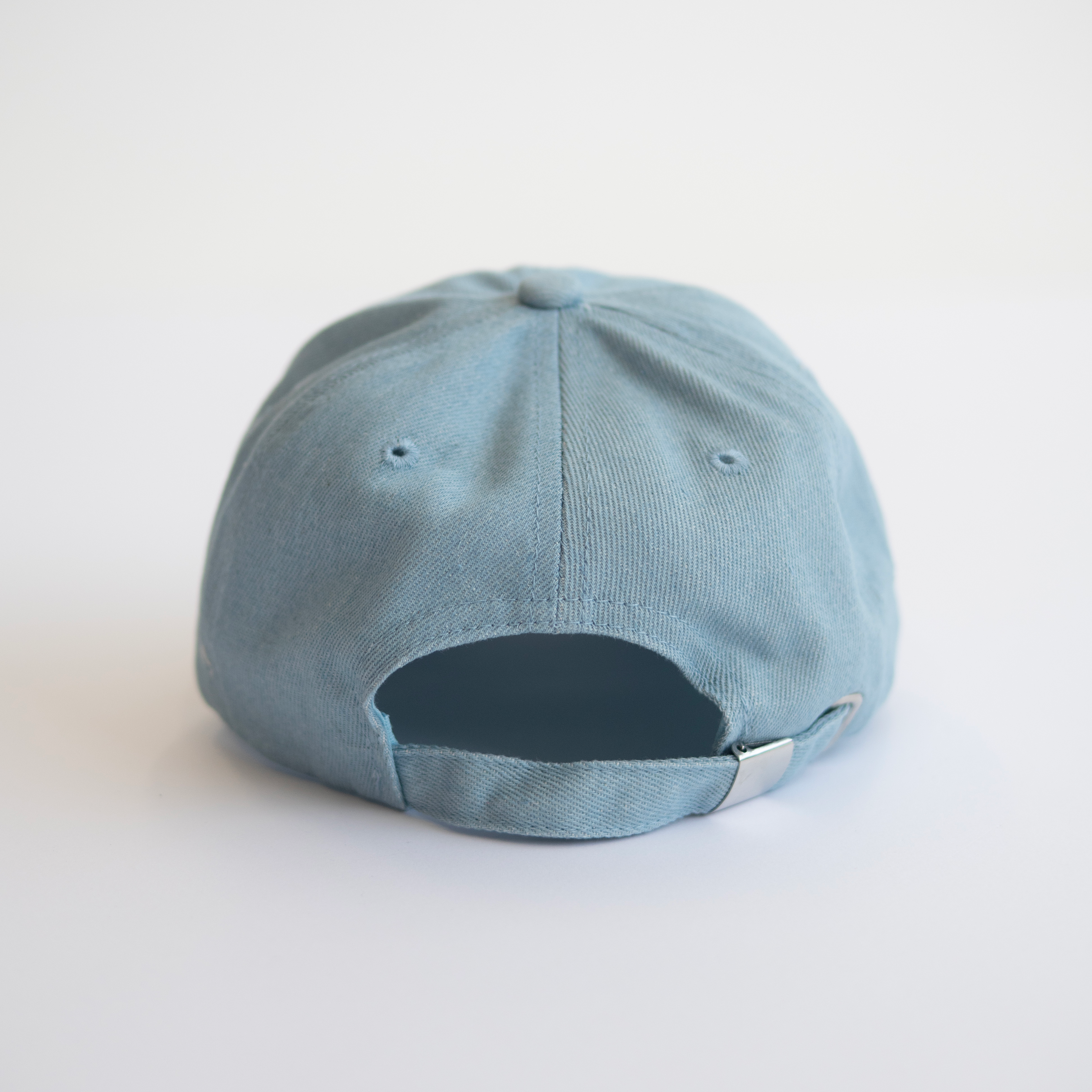Lettering Denim Cap【ライトブルー】