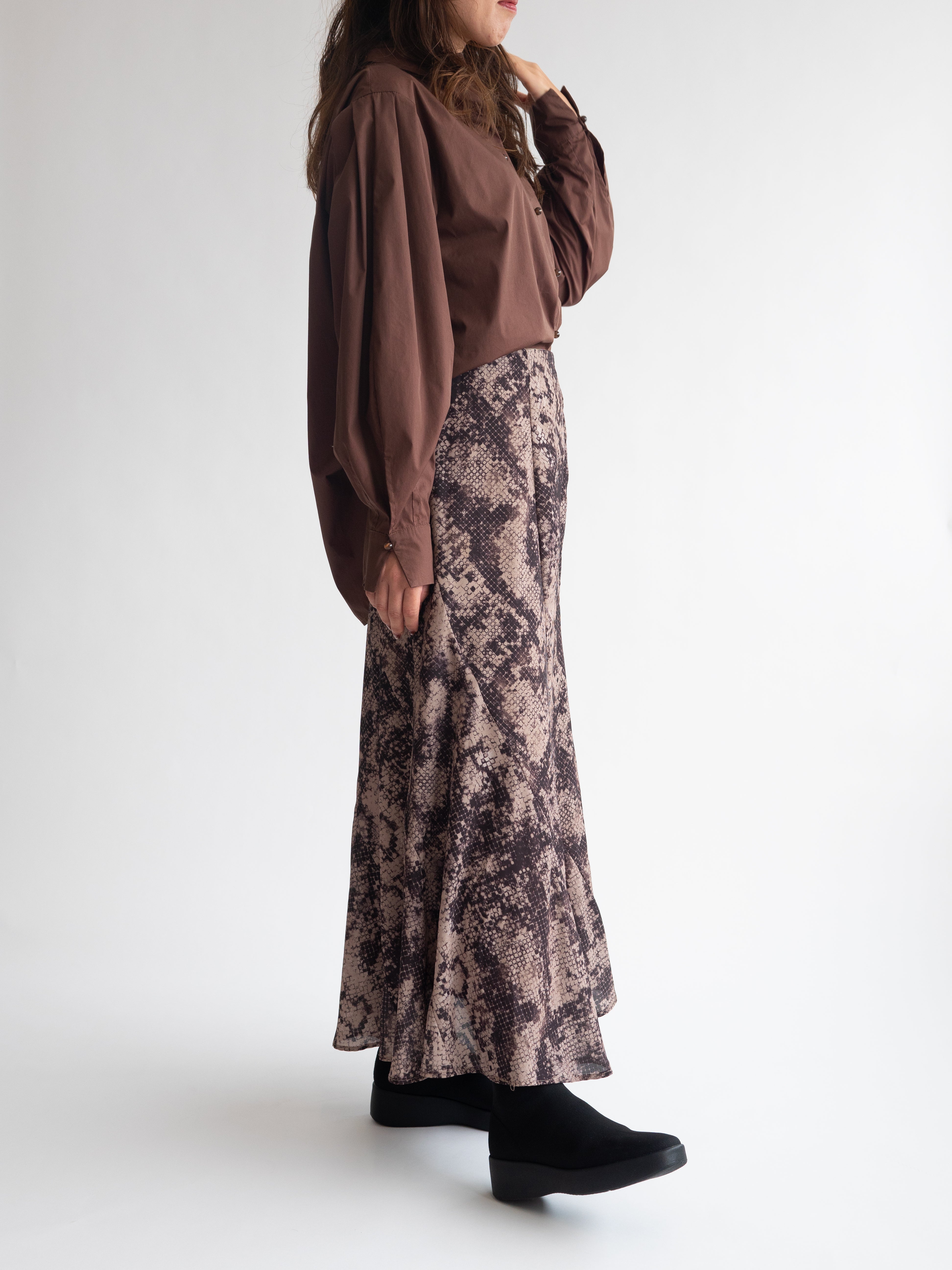 プラットフォーム ストレッチブーツ【ブラック】