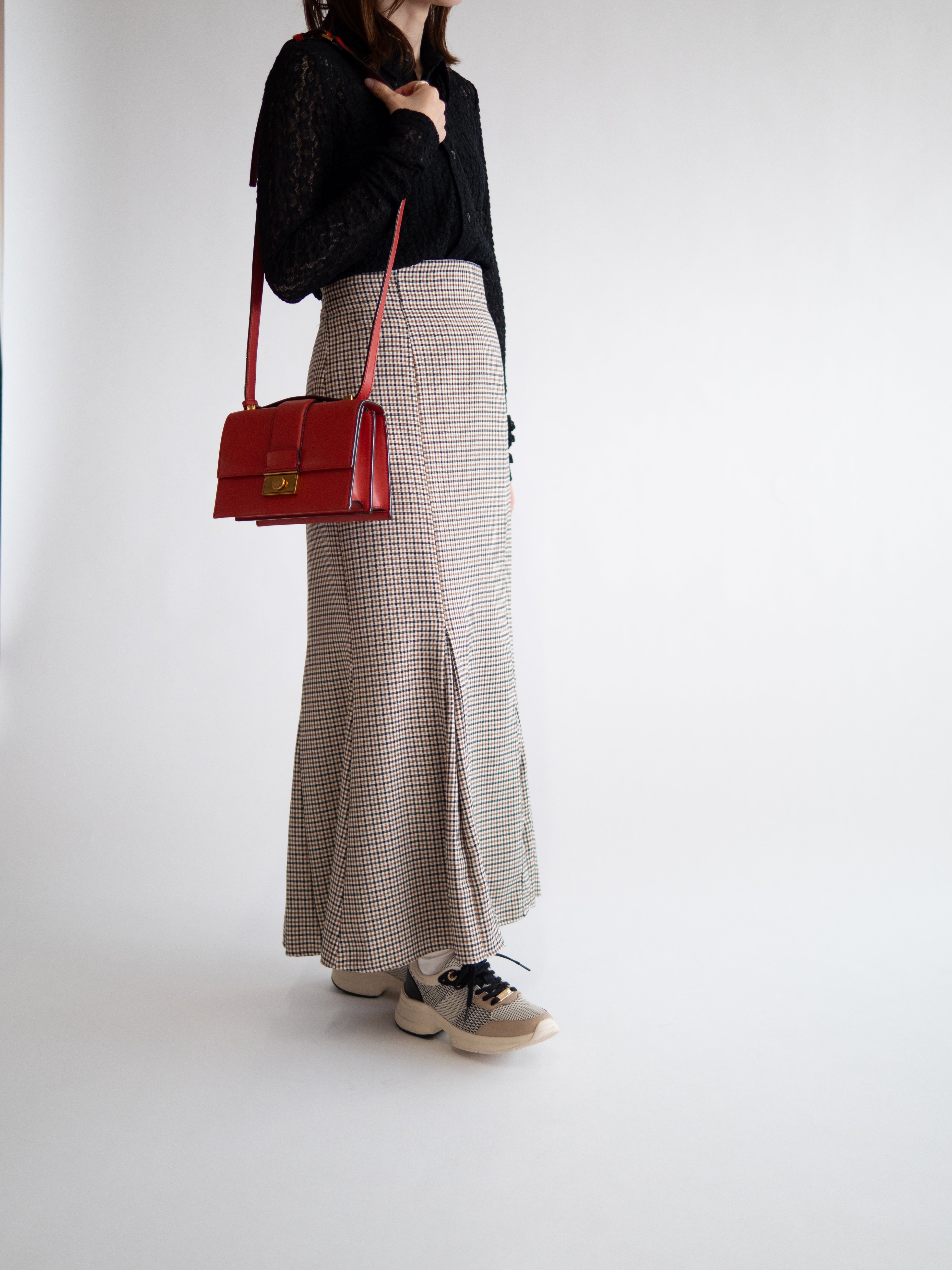 ボリュームソール スニーカー【ベージュ】