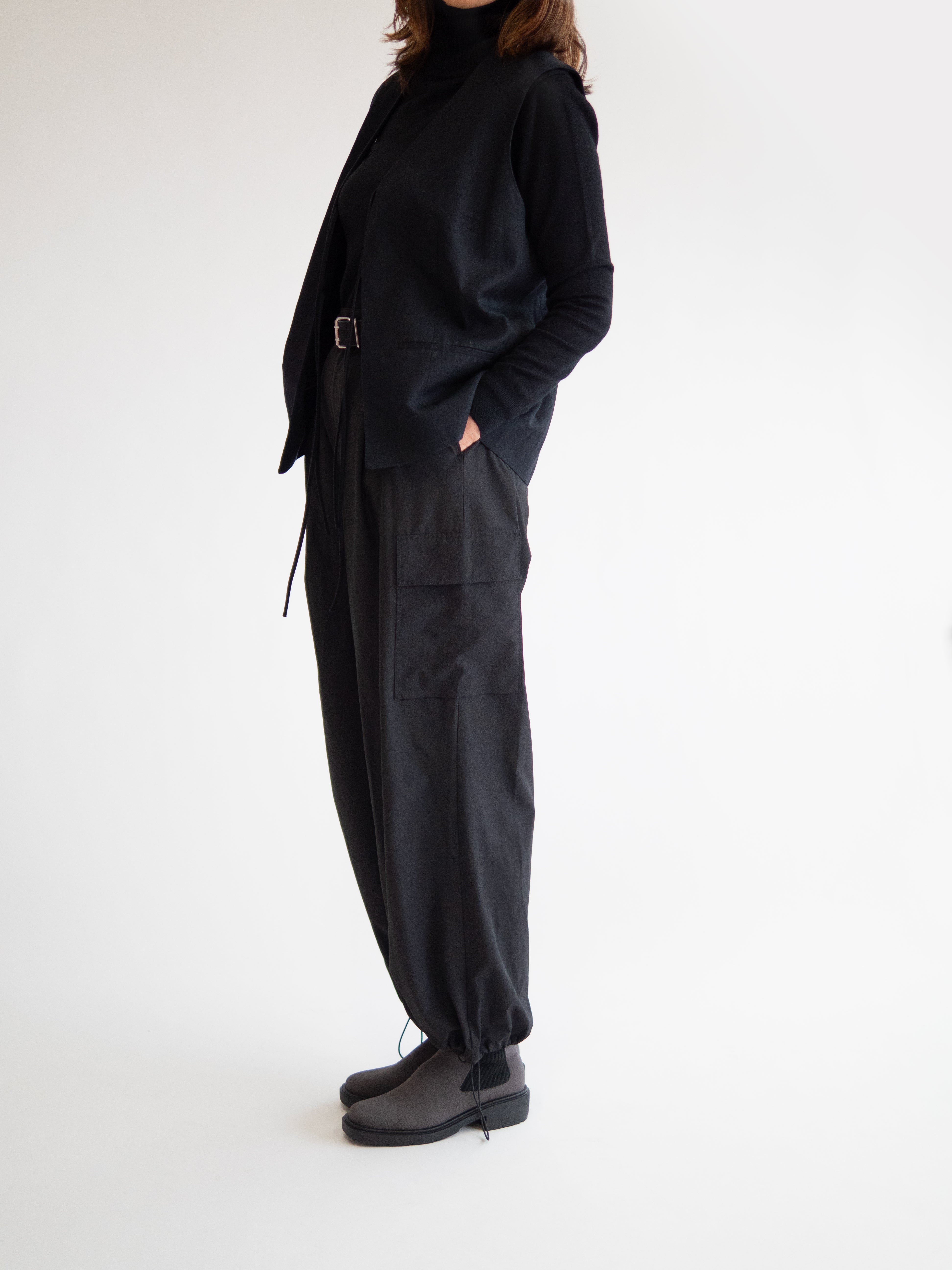 サイドゴアブーツ【ダークブラウン】