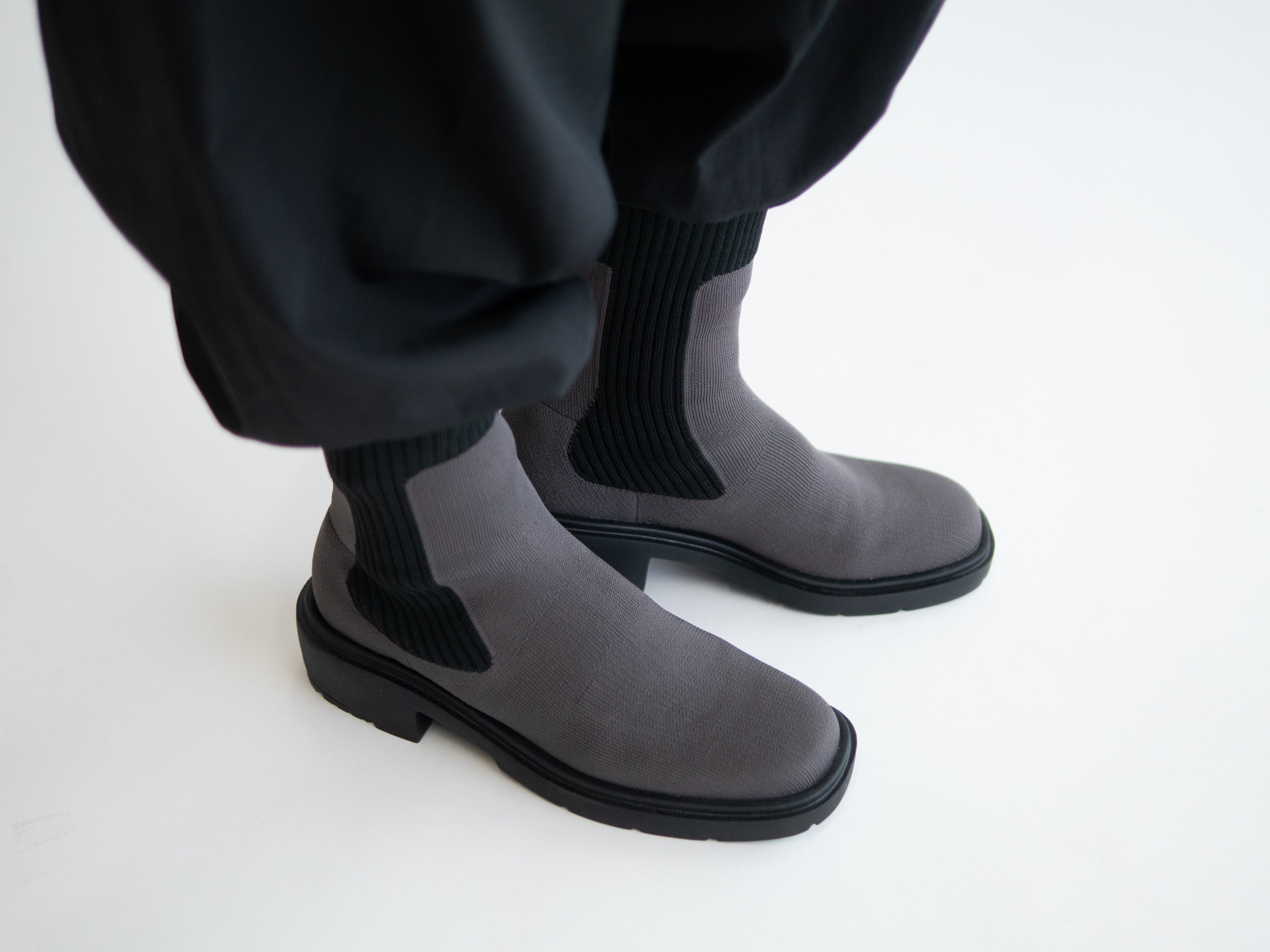 サイドゴアブーツ【ダークブラウン】