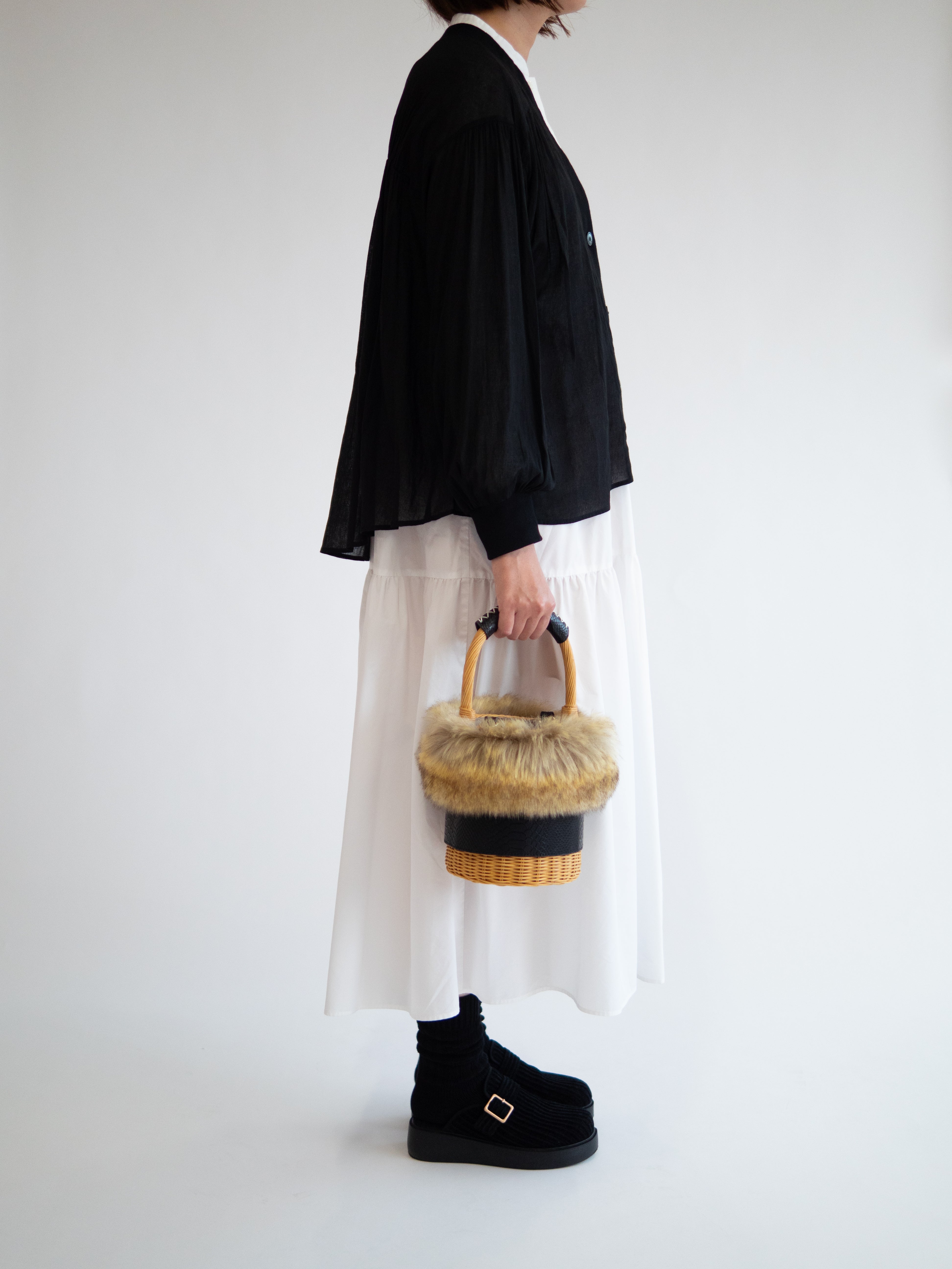 厚底クロッグシューズ【ブラック】