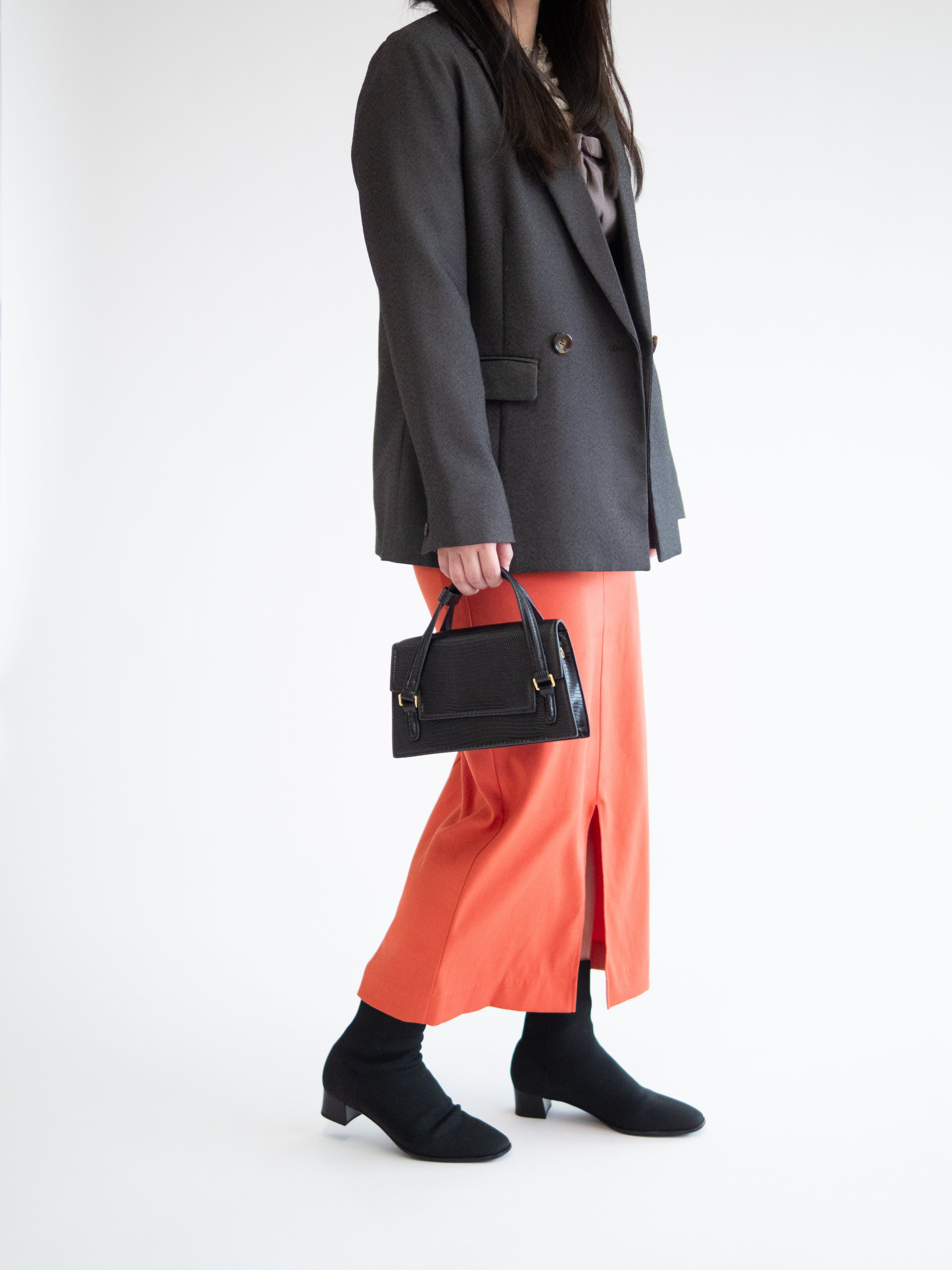 ローヒールブーツ