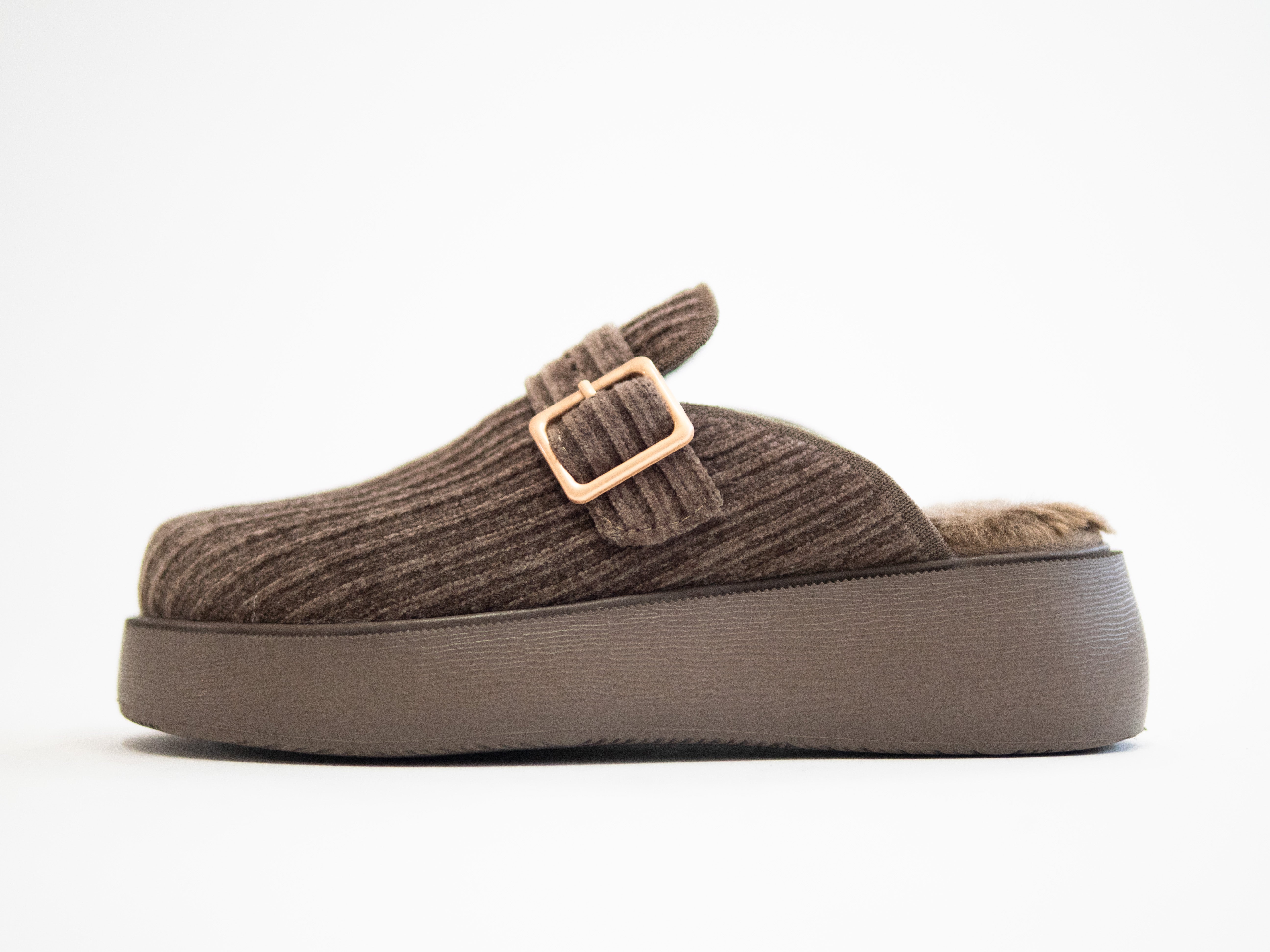 厚底クロッグシューズ【モカ】