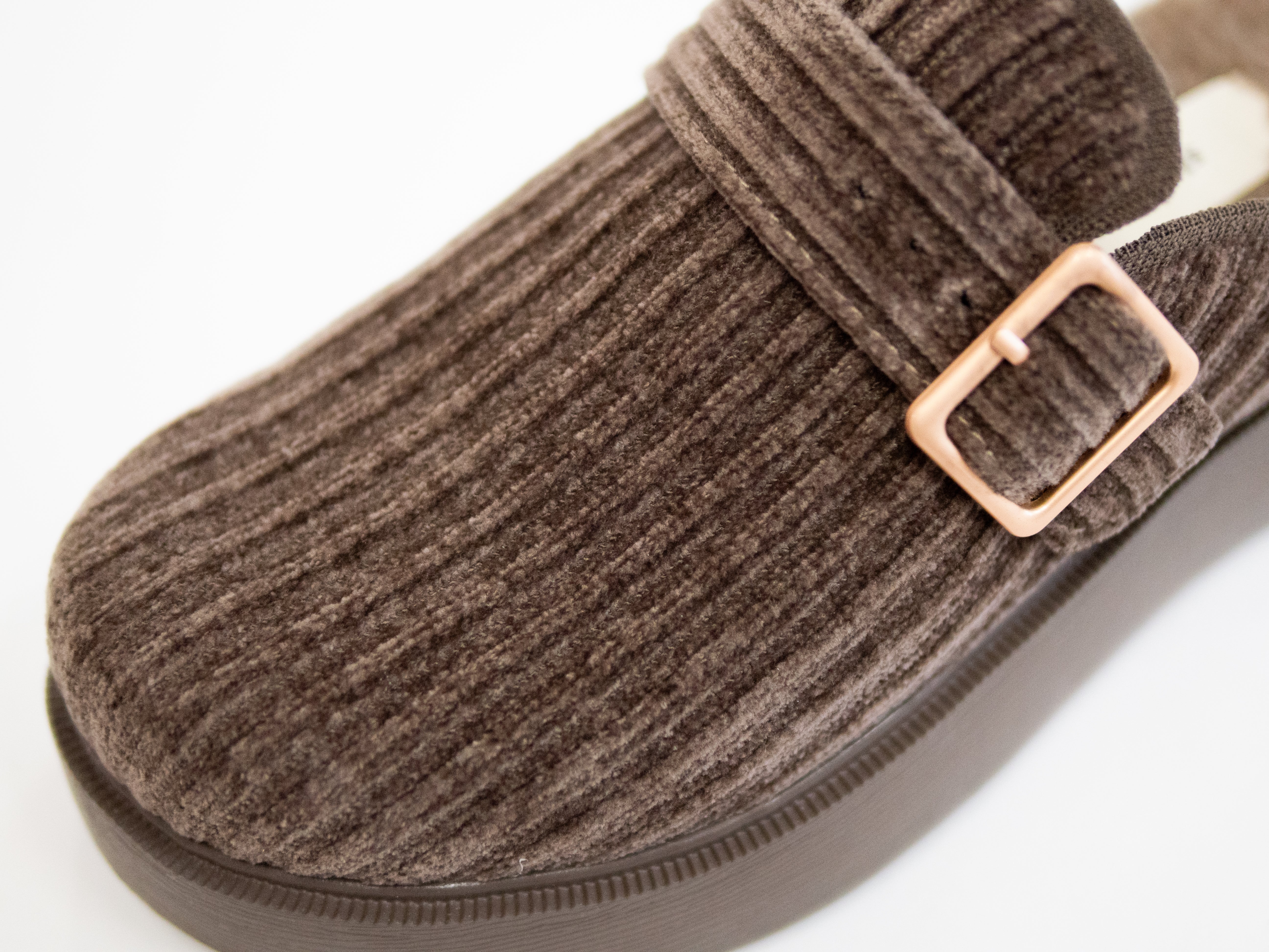 厚底クロッグシューズ【モカ】