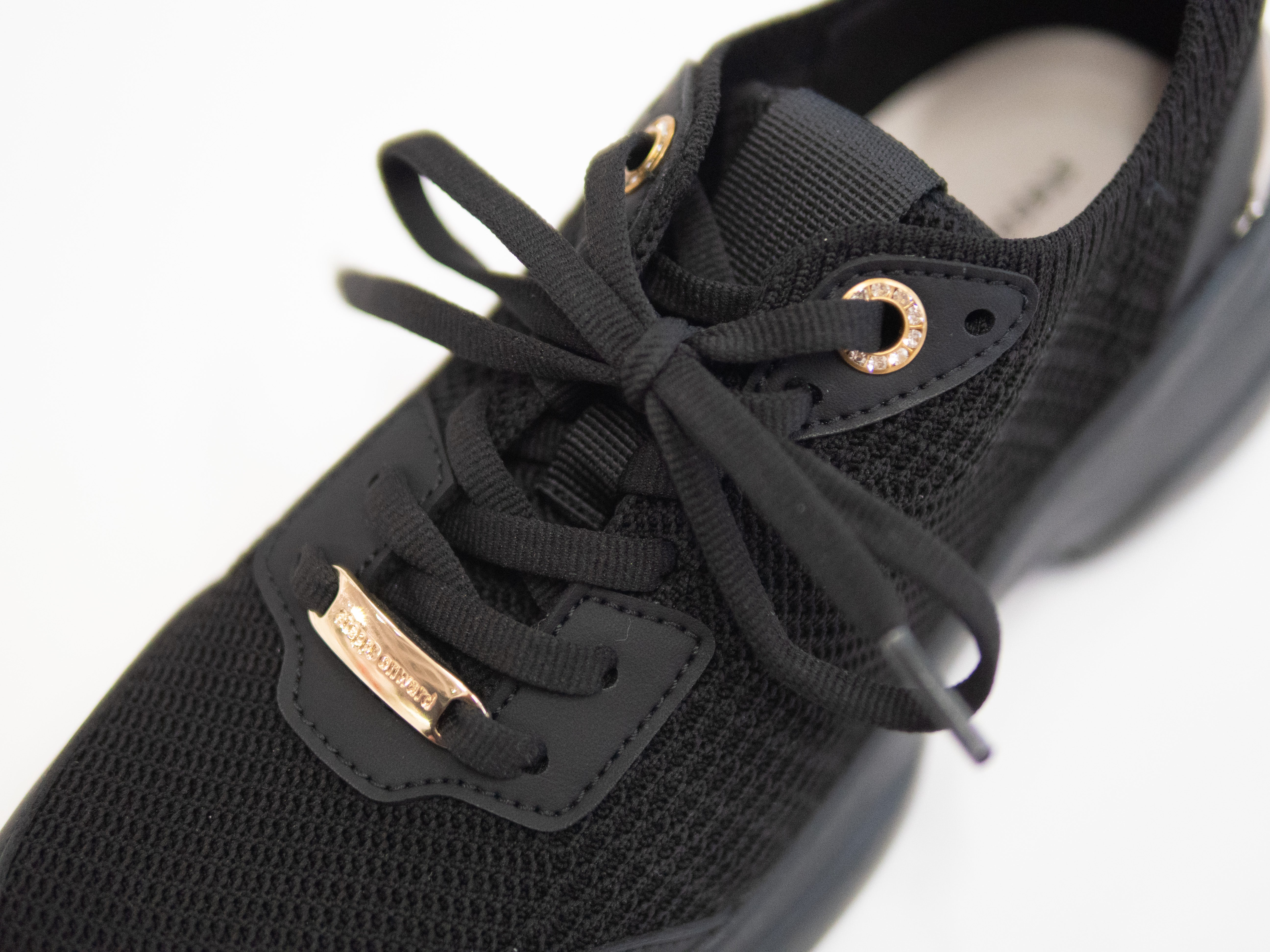 ボリュームソール スニーカー【ブラック】