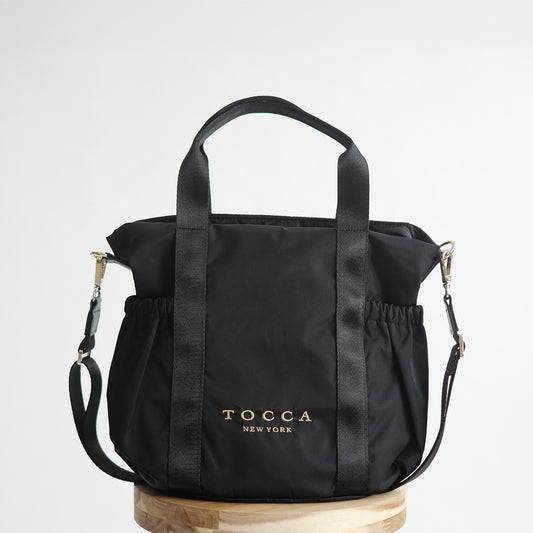 【9月中旬発送予定】SANA sidepocket tote【ブラック】