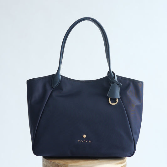 【再入荷待ち受付中】T JARDIN nylonbag【ネイビー】