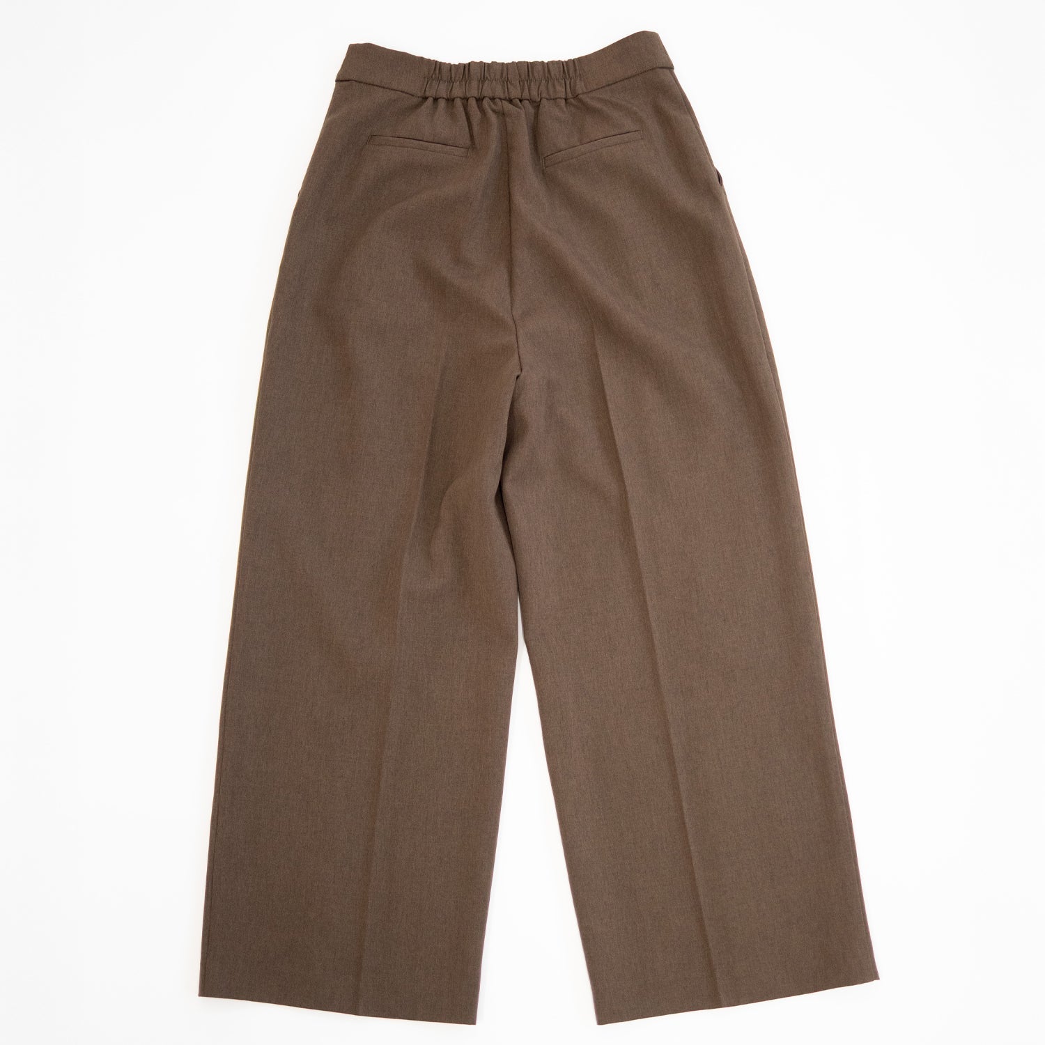 ベーシックワイドパンツ【ブラウン】