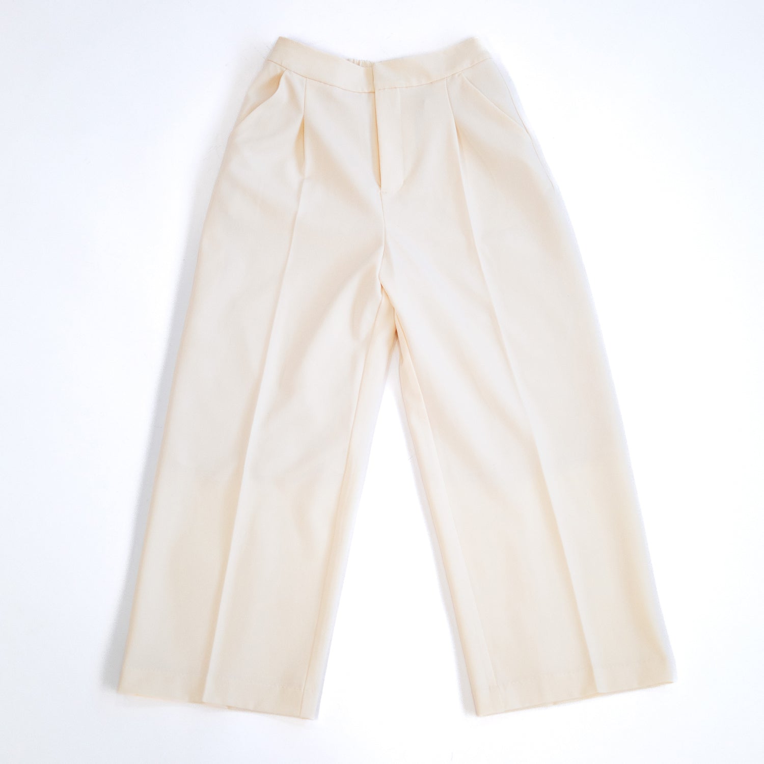 ベーシックワイドパンツ【ホワイト】
