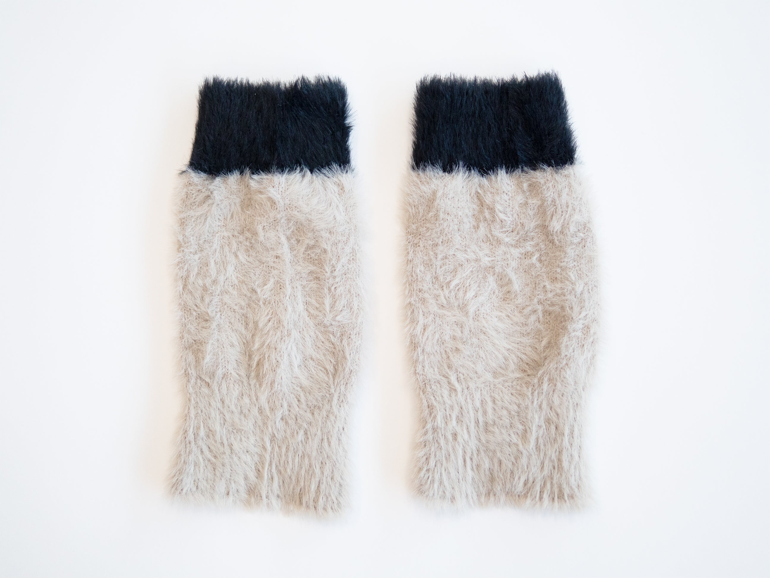 ブーツファーカバー【ベージュ系】