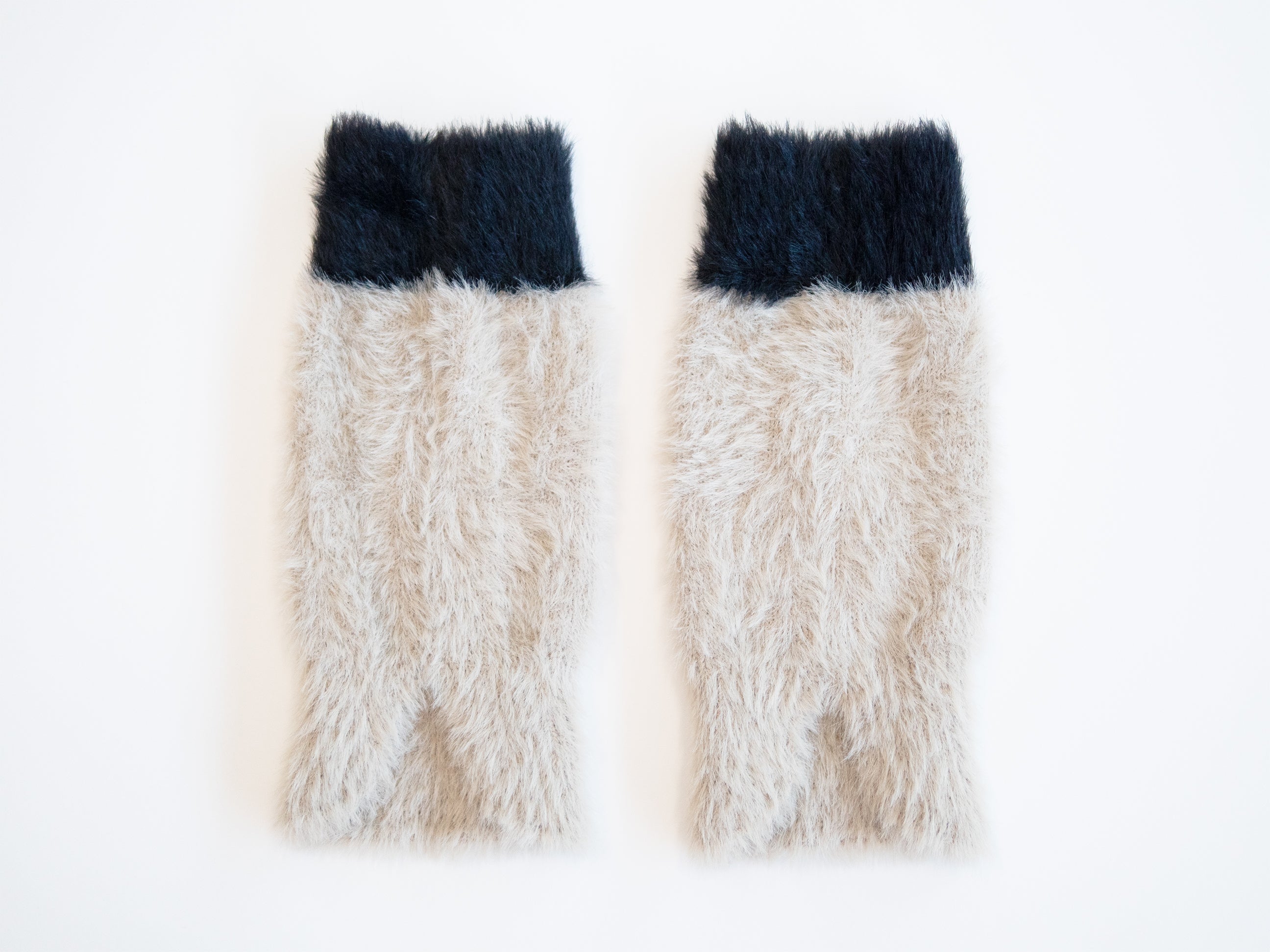 ブーツファーカバー【ベージュ系】