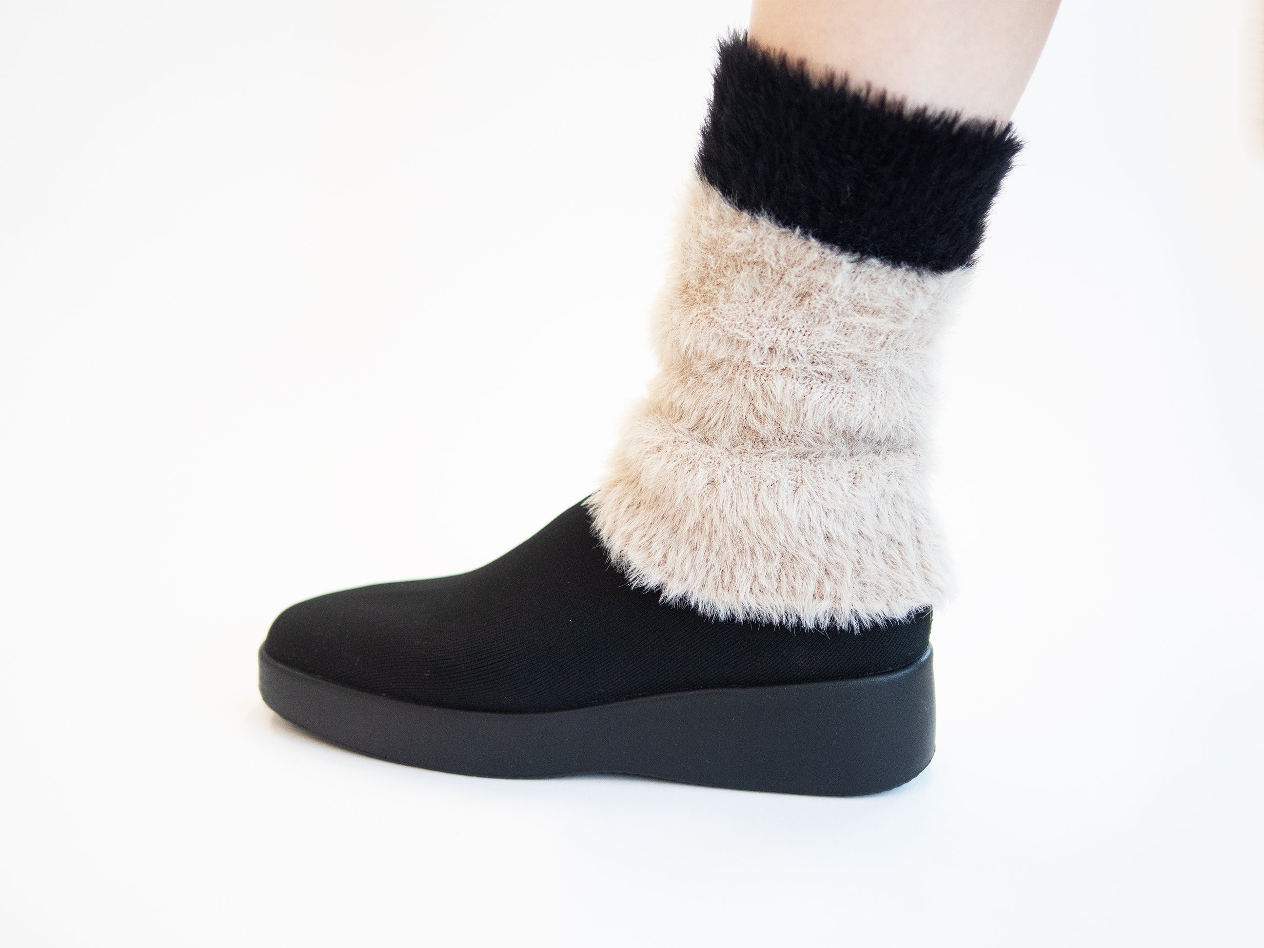 ブーツファーカバー【ベージュ系】