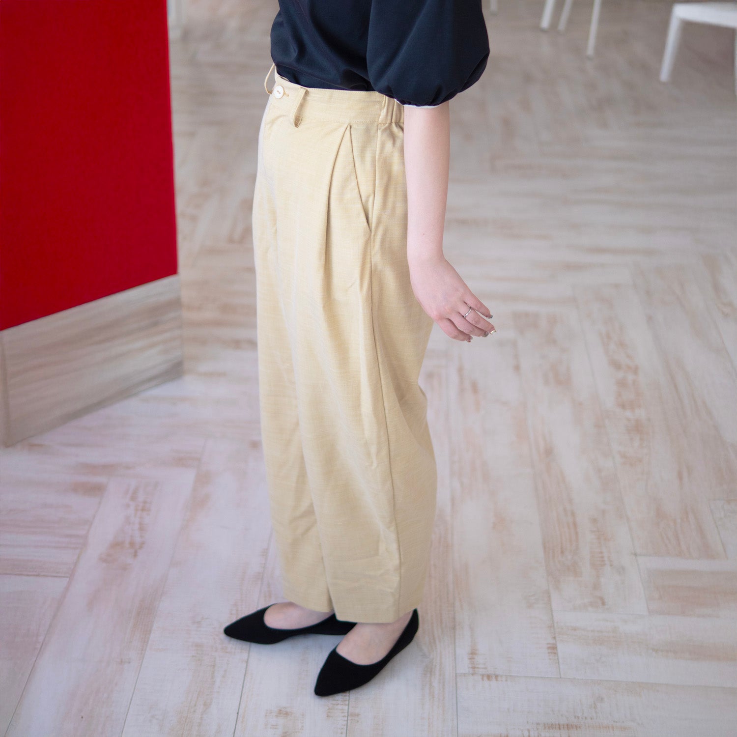 ベーシック ポインテッド パンプス【ブラック】