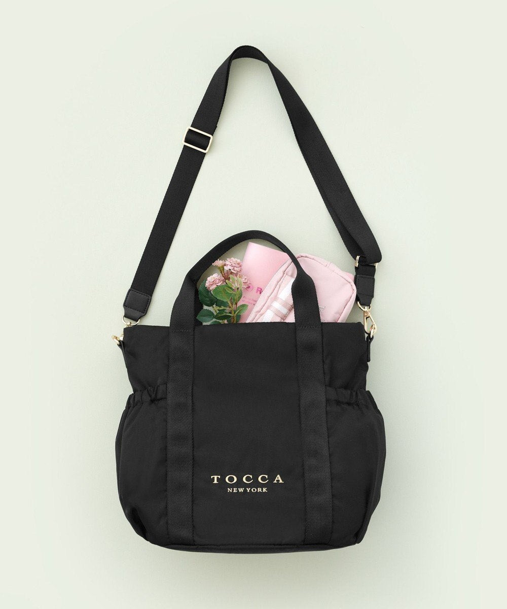 【9月中旬発送予定】SANA sidepocket tote【ブラック】
