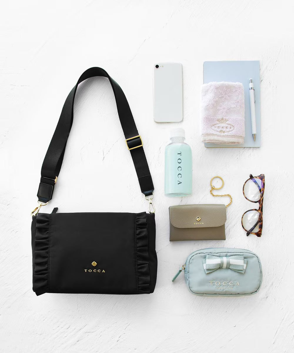 【9月下旬発送予定】TRIM WAVES pochette【グレージュ】