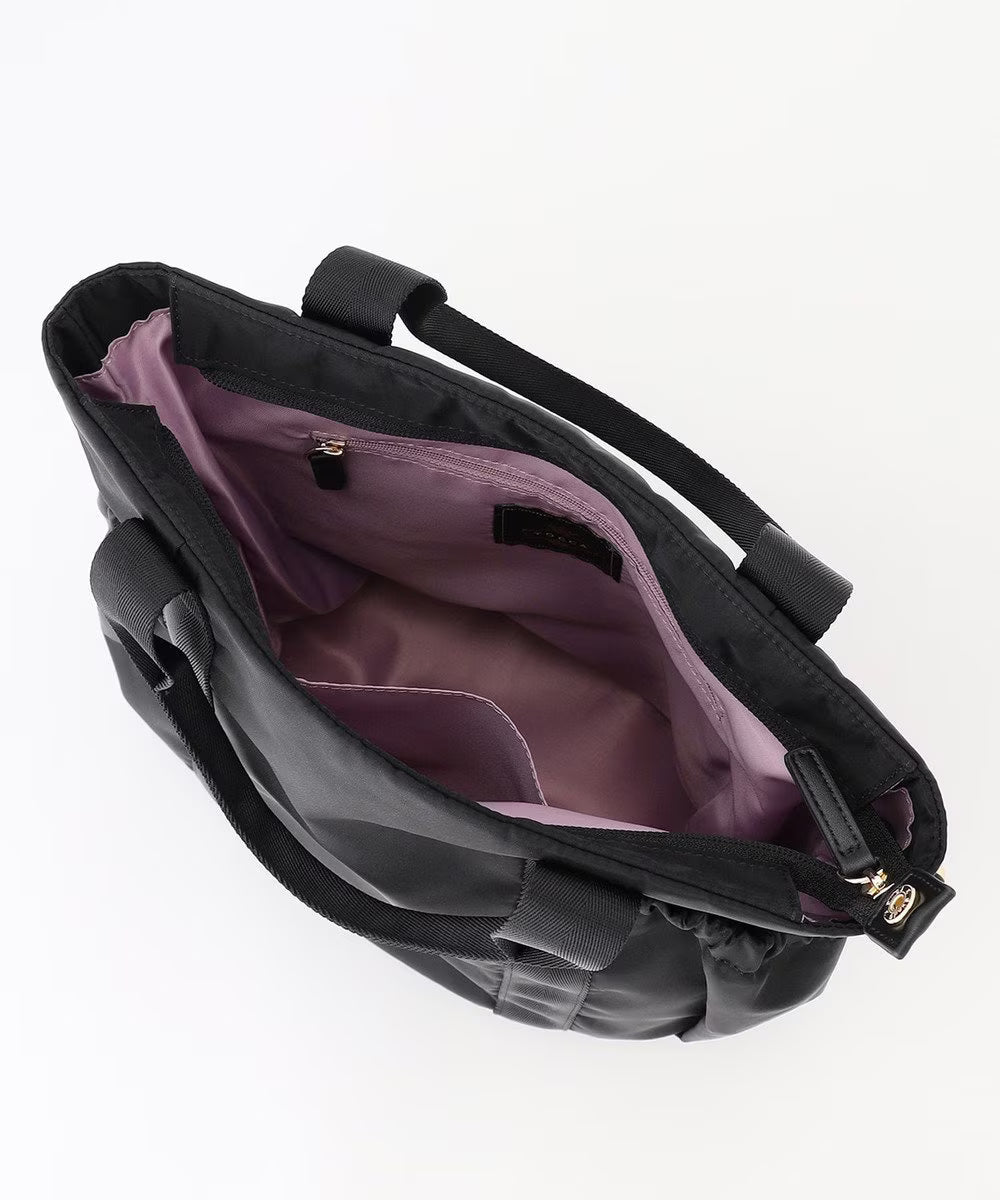 【9月中旬発送予定】SANA sidepocket tote【ブラック】