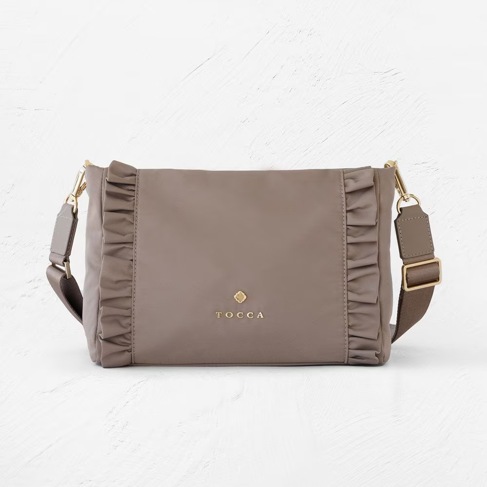 【9月下旬発送予定】TRIM WAVES pochette【グレージュ】