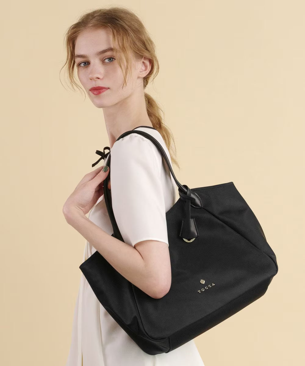 【再入荷待ち受付中】T JARDIN nylonbag【ネイビー】