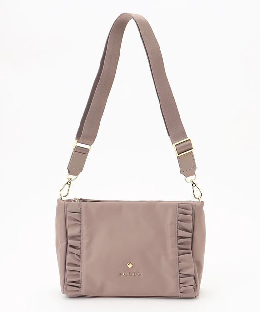 【9月下旬発送予定】TRIM WAVES pochette【グレージュ】