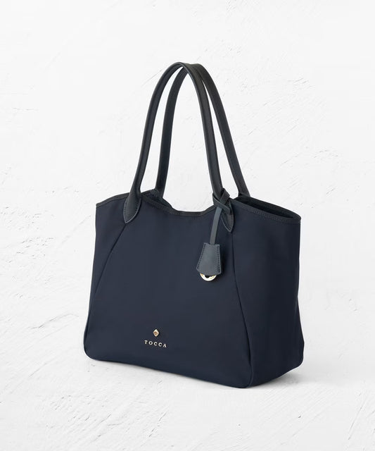 【再入荷待ち受付中】T JARDIN nylonbag【ネイビー】